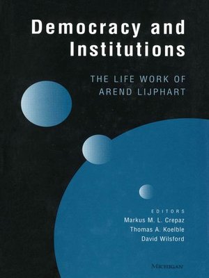 cover image of Democracy and Institutions